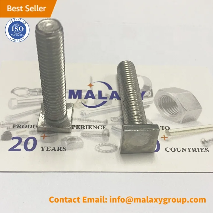 MALAXY T- 5-16-24 T Square Head Bolts