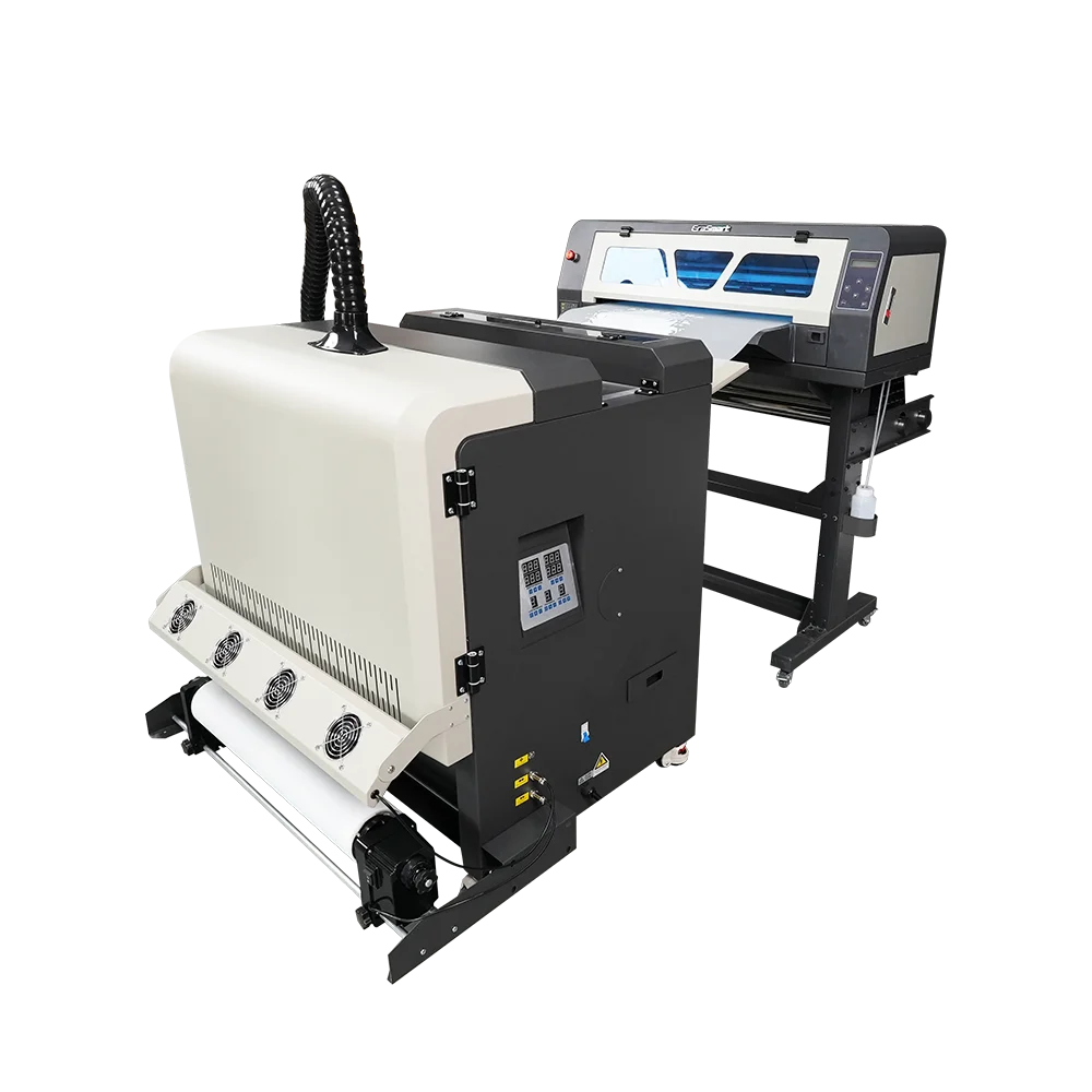 Erasmart 24 inch A1 XP600 DTF inkjet Printer set Heat Transfer t-shirt Printing Machine Direct to Film Powder Shaker Machine