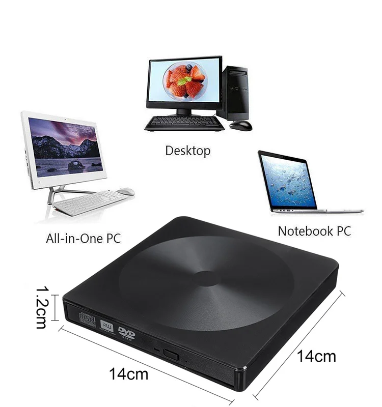 Зарядное устройство внешний USB DVD-Rw DVD / CD перезаписываемый driveusb 3 0 Портативный слот DVD-RW CD-RW записывающийся-внешний