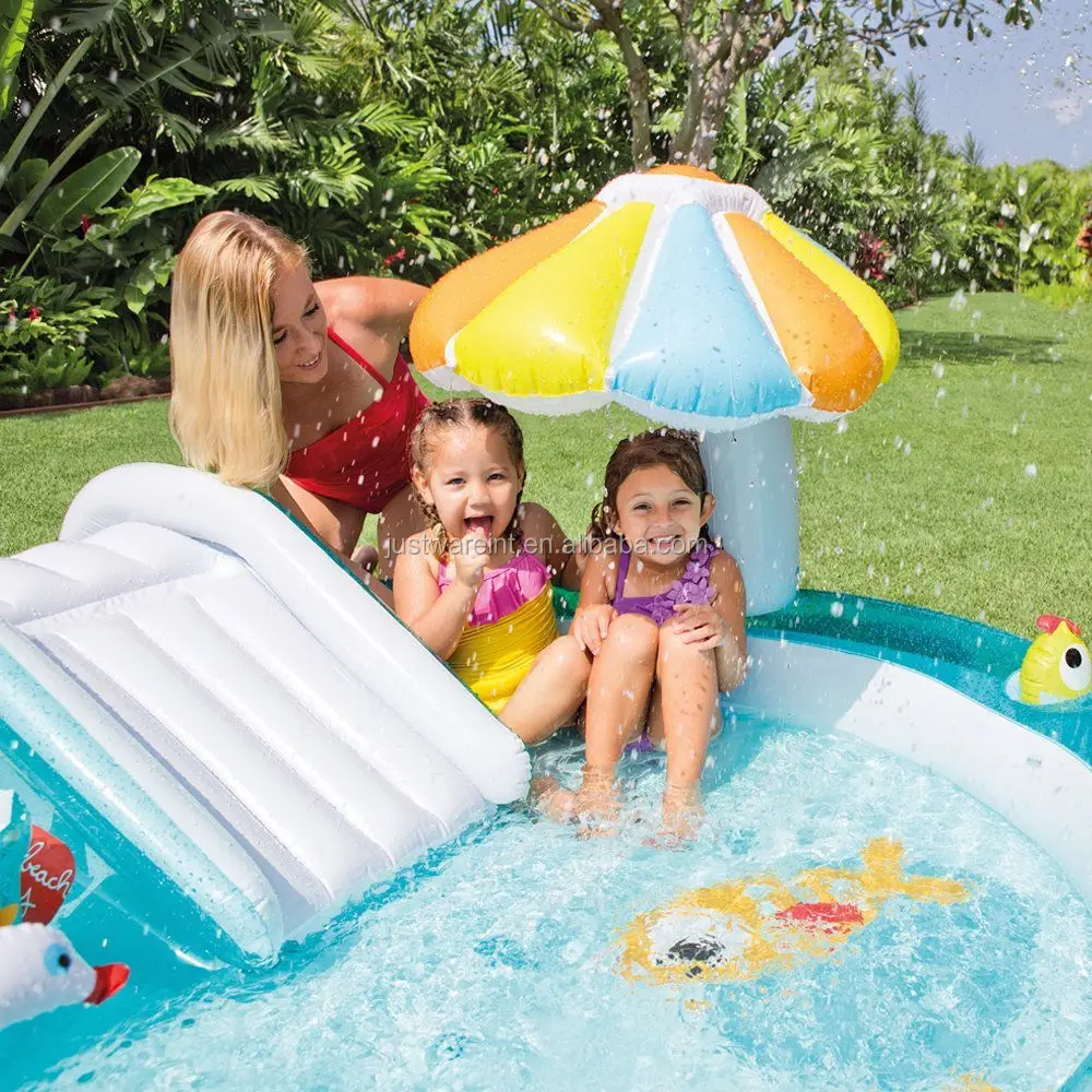 customization outdoor inflatable water slides bouncy castles water slide Inflatable Dinoland Backyard Mini Water Park