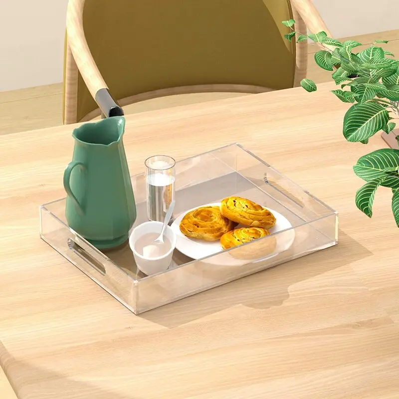 Acrylic Serving Tray Hotel service trayfor hotel bathroom service tray