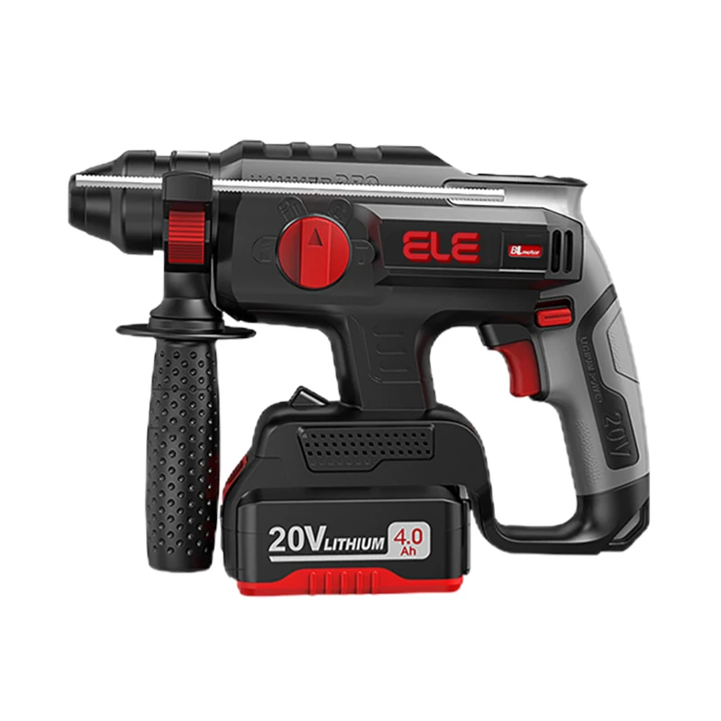 ELE High Efficiency 20V Brushless Rotary Hammer Drill 4500bpm Power Impact Cordless Hammer Drill
