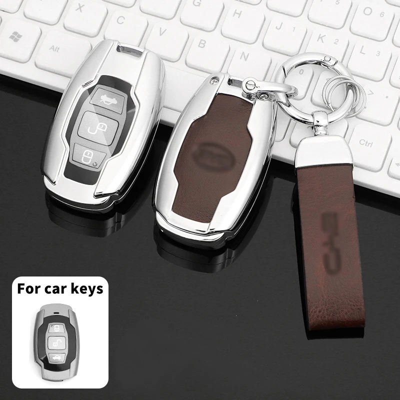 AUTOSITTER Compatible For BYD Dolphin E-SEED GT Series Car Key Case Song Plus DMI Pro DMI EV Metal Full Protection