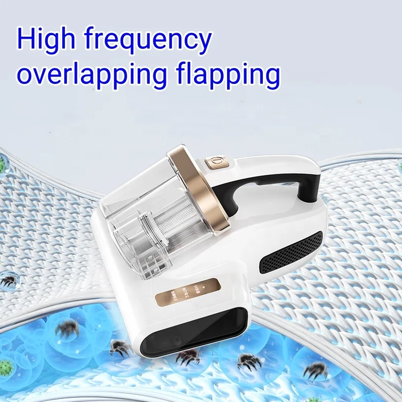 Hot selling bed vacuum cleaner dual dust tank 20000Pa mite killer with UV function dust mite remover