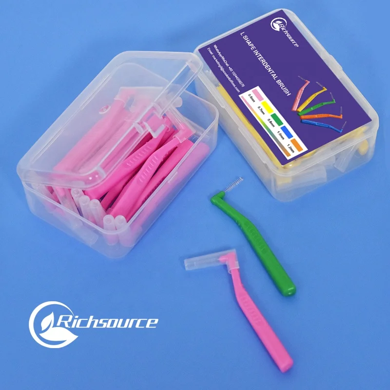 OEM 20pcs interdental toothpick 50 pcs PP box packaging 75 pcs interdental brush dental 100pcs new interdental brush toothpick