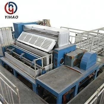 YIHAO Paper pulp trays molding making machine egg dish machine automatic egg carton egg try making machine
