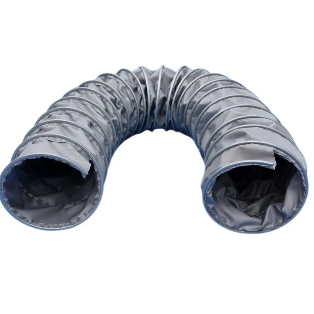 Industrial Large Diameter Flexible Spiral Flame Retardant 100mm 150mm Air Duct Ducting Hose Tube  Air Duct Hose