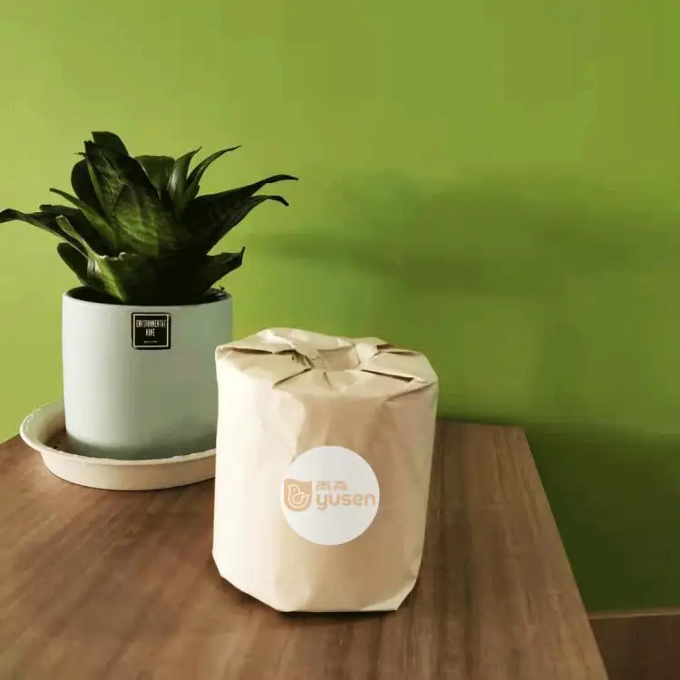 100% Virgin Bamboo Pulp Biodegradable Soft Toilet Paper Bathroom Small Roll Toilet Paper