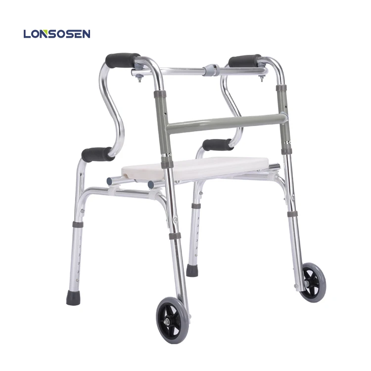 medical old people walking aid walker frame on sale walker with wheel walker with toilet