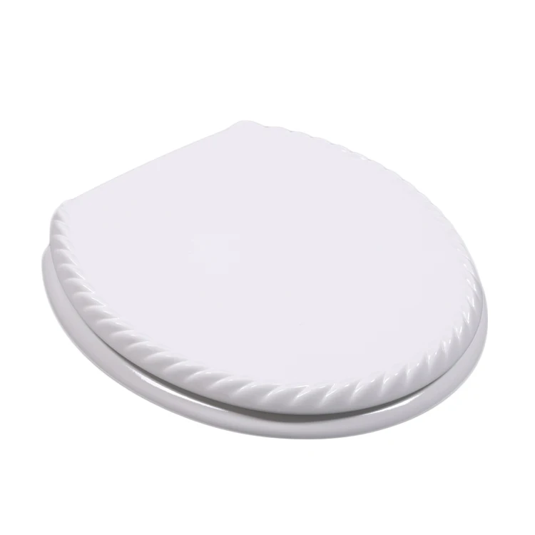 Bofan 17inch rope Molded Wood PU Biodegradable Top Mounted Hinge Bidet Toilet Seat Non Electr
