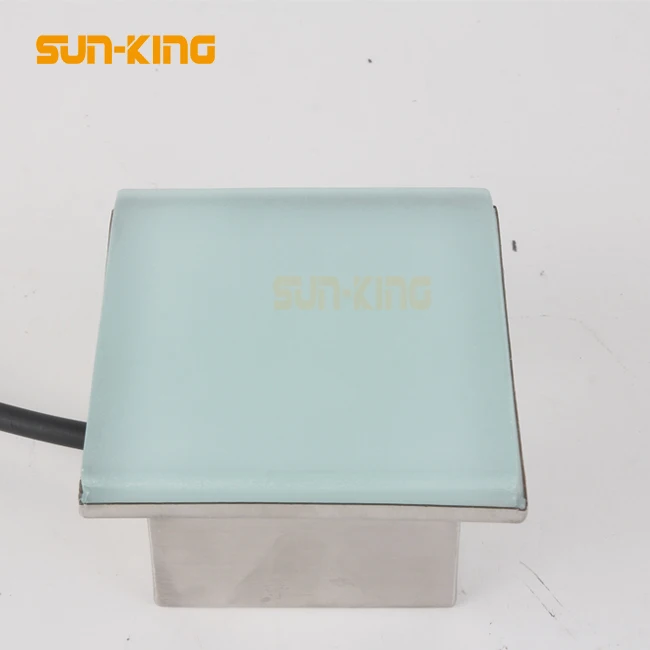 4W 12W 25W LED square floor tile light IP67 outdoor waterproof park garden Recessed brick lamp Underground lamp buried light