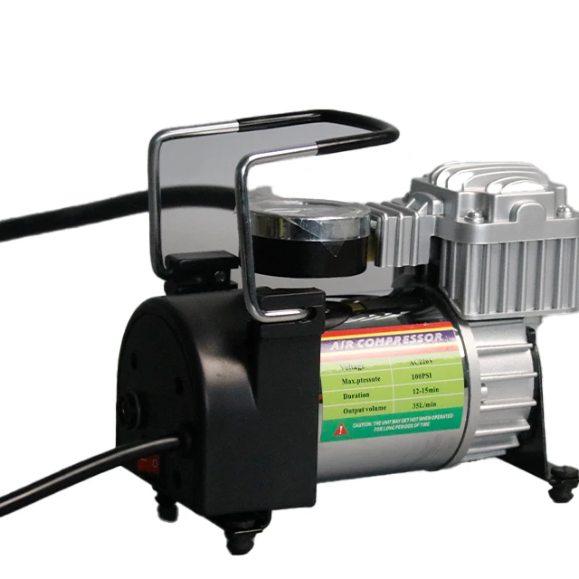 Portable Electric Car Tyre Inflator Pump Air Car Pump Mini Vehicle Air Pump Compressor Soccer basketball Volleyball inflator