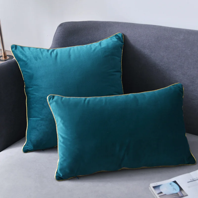 Innermor Modern Living Room Luxury Solid Pattern Cushion Cover sets 2 pack 18x18 Throw Pillow Case