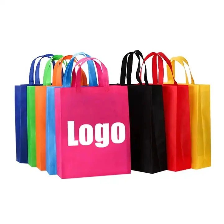 Wholesale Custom Printed Shopper Tnt Bag Reusable Grocery Non Woven Eco-friendly Shopping Bag With Logo