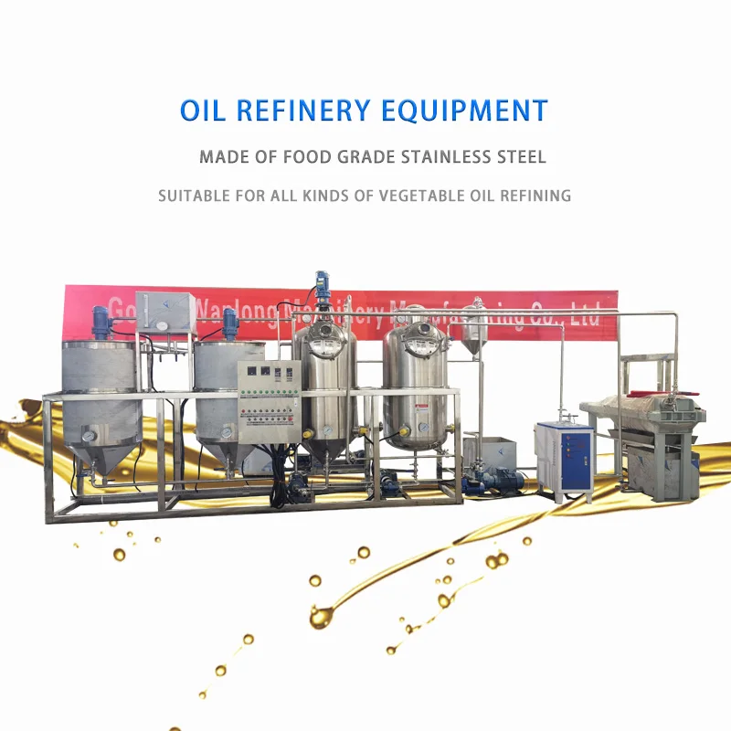 Complete Cooking oil refinery Machine Palm oil Processing Machine Production Line In Indonesia
