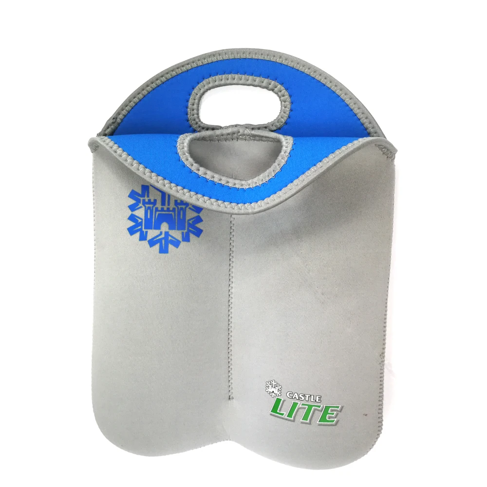New Design 2 packs Insulated Neoprene Wine Bottle Holder in thickness 5mm