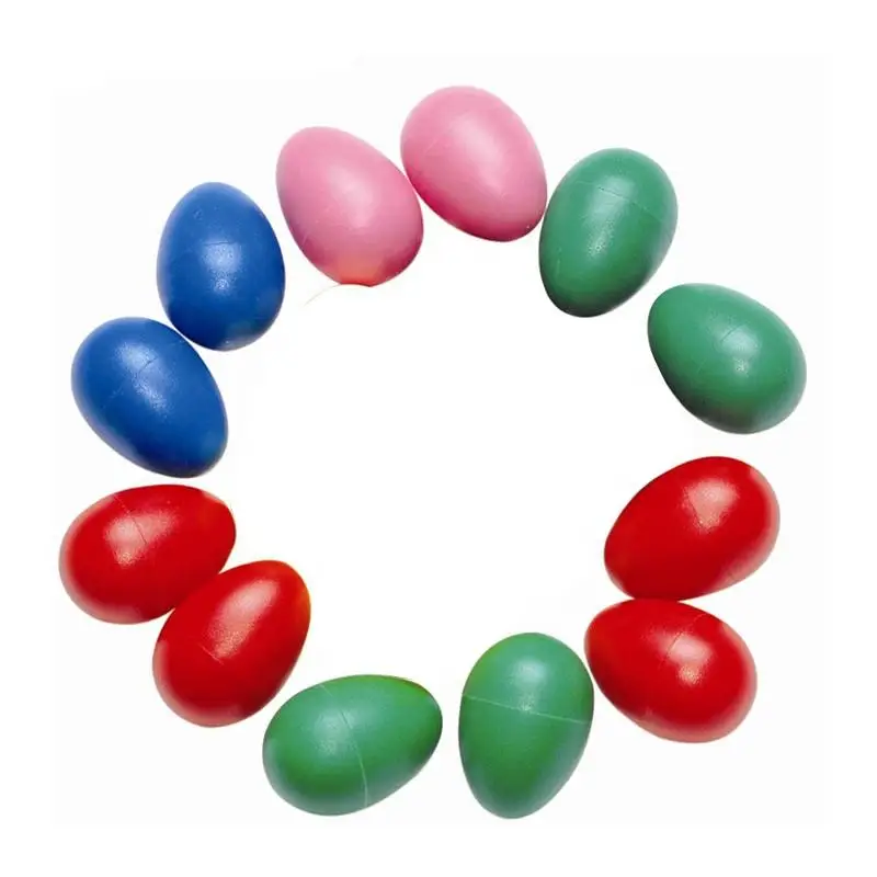 Oem Plastic Egg Shaker Set for toys Musical Hand Percussion Shakers Musical Maracas Percussion Instruments