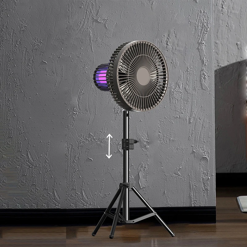 Multifunctional Outdoor Rechargeable Small Mosquito Repellent Ceiling Fan For Tent