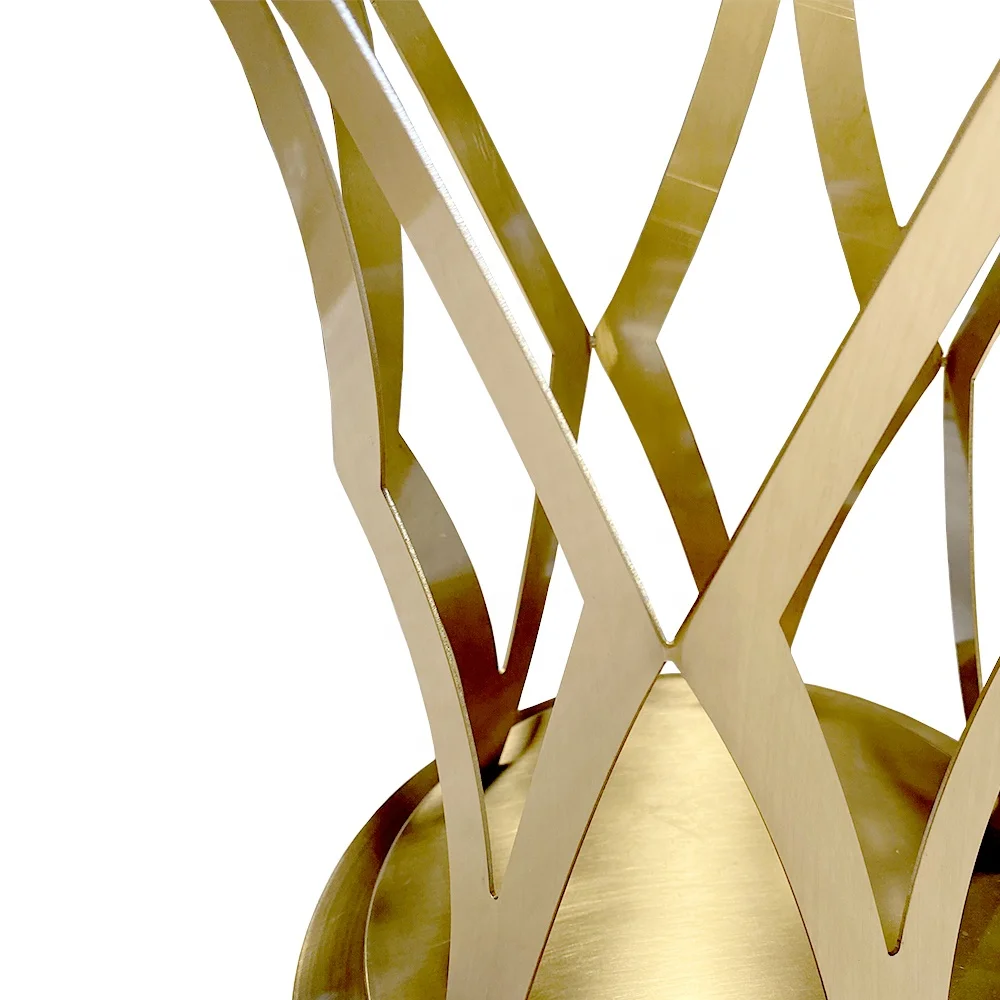 Nordic Table Legs Industrial Metal Furniture Feet Heavy Duty Luxury Design Golden Electroplated Table Feet Factory Price