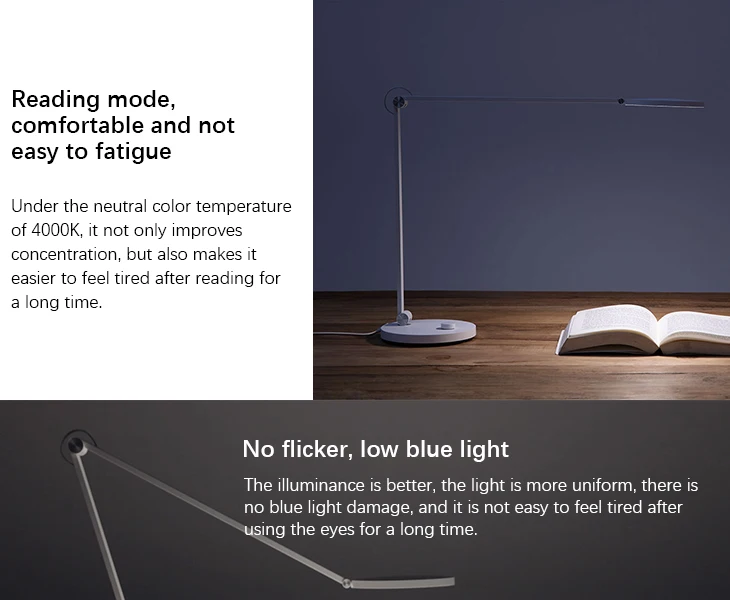 Xiaomi Mijia Smart Led Desk Lamp Pro Smart Read Desk Lamp Fold Bedside Night Light Wifi APP model desk lamp