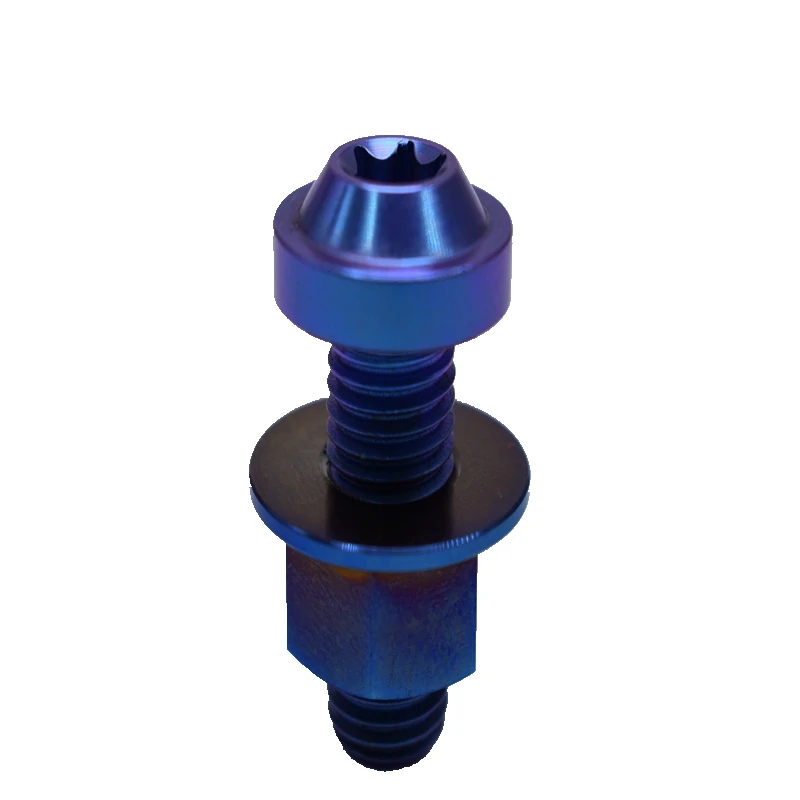 2022 Custom Colourful Anodized Titanium Screws For Motorcycles