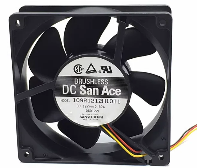 Оригинальный Sanyo 24 В 48 DC12V 0.52A EC AC 12 см 12038120x120x38 мм серверное шасси 109R1212H1011 Вентилятор охлаждения