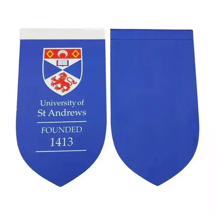 Cheap Printing Custom Triangle Pennant Wholesale Custom Logo Felt Banner Custom Felt Sublimation Pennant Banner