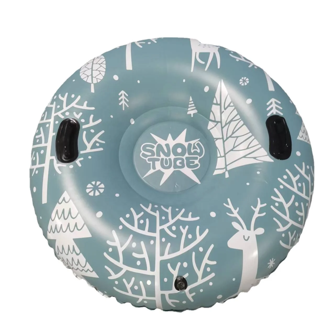 Inflatable Snow Tube Snow White Tube Light Inflatable Ski Ring For Children