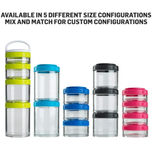 Stack Protein powder container Lock Storage Jars