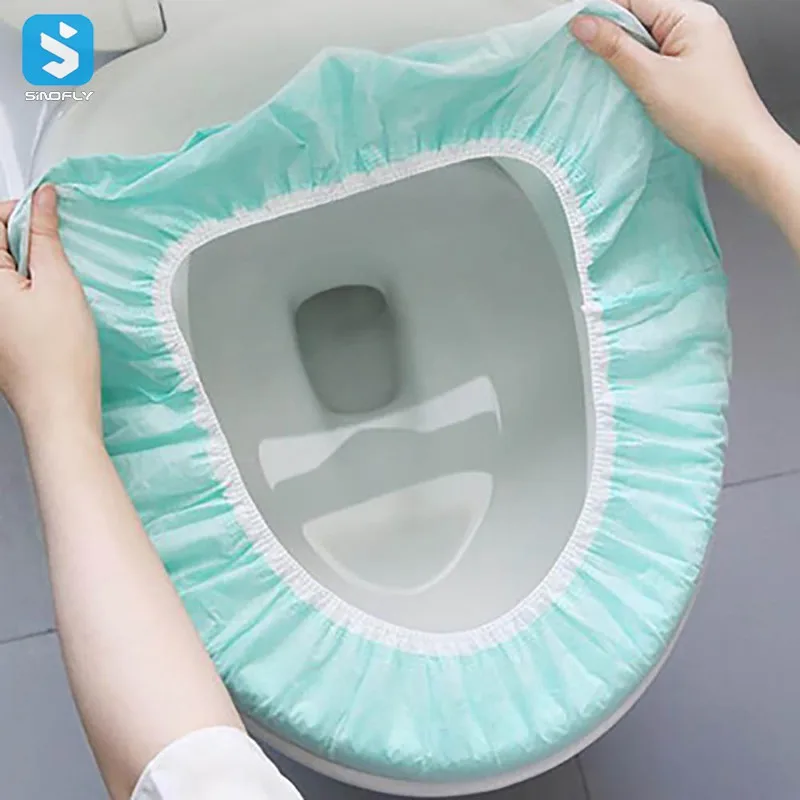 Wholesale Waterproof Non-Woven Toilet Seat Cushion Disposable Toilet Seat Covers For Travel