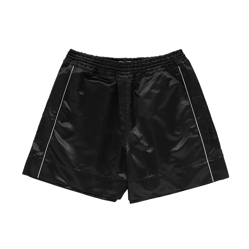 Man Running Woman Satin Shorts Street Style Sleep Couple Sexy Boys Boxer Men for Women Custom Woven Gym Shorts Printed Mid Waist