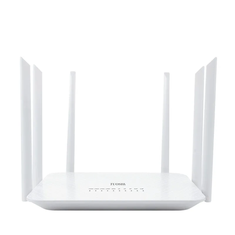 TUOSHI Band Lock B1 B3 B5 B8 B38 B39 B40 B41 Asia Dual band 1200Mbps wireless wifi Unlock Universal 3G 4g cpe lte router