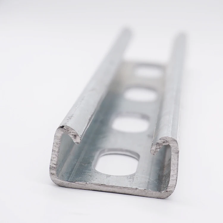  Galvanized punched steel strut channel/galvanized c channel