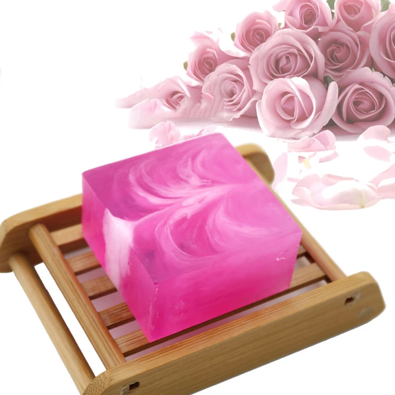 Розовое эфирное масло для тела, мыло ручной работы с натуральным ароматом для лица