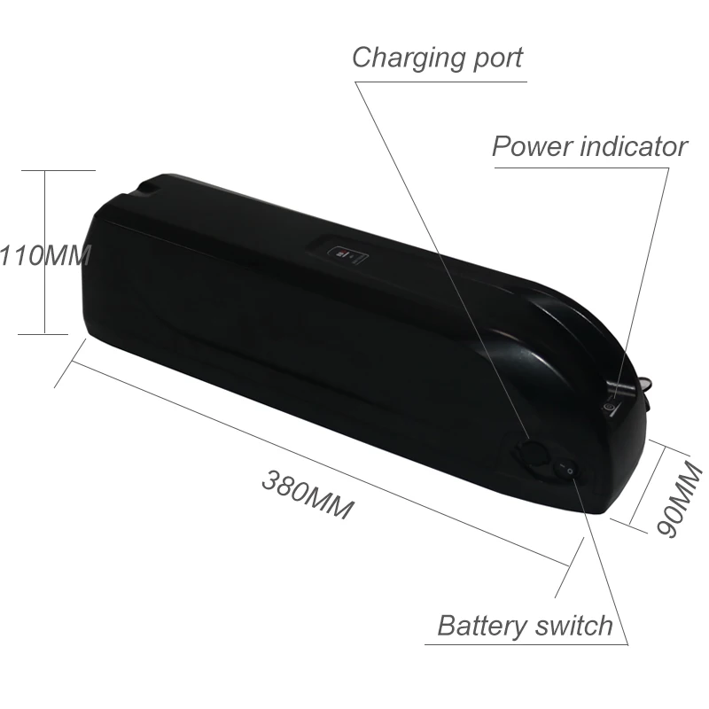21700 deep cycle hailong ebike battery 36V 48V 52V 15Ah 20Ah 25Ah hailong down tube ebike battery
