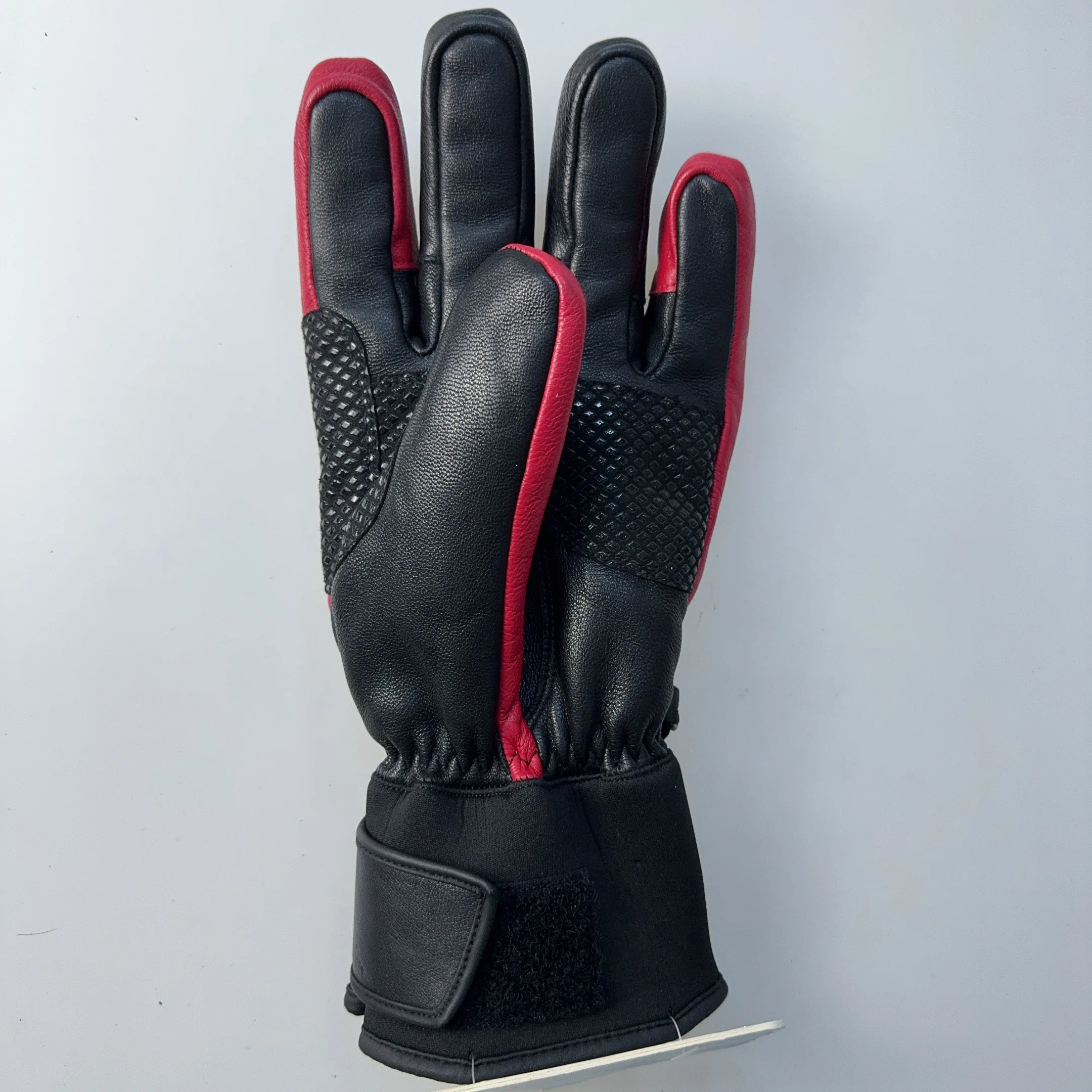 Ski Gloves Women Men Thickened Waterproof Outdoor Riding Leather Five Finger Split Finger Professional Double Board Gloves