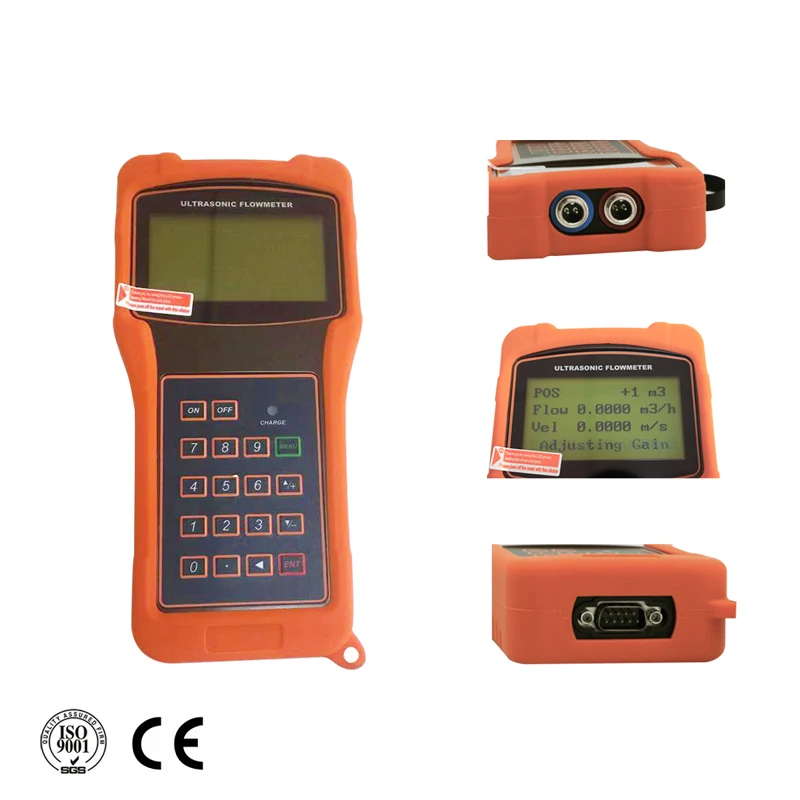  Best price portable ultrasonic digital 4-20ma output clamp on flow