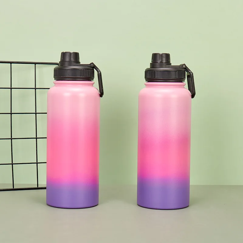 18 oz 25 oz 40 oz 32 oz  Double Wall Vacuum Insulated Stainless Steel Wide Mouth  Water Bottles and Flasks with Lid