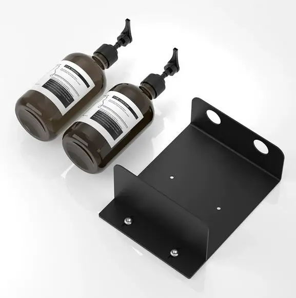 500ML Adhesive Triple Double Soap Dispenser Refillable Wall Mounted Hotel Bathroom Hand Stainless Steel 304 Shampoo Dispensers