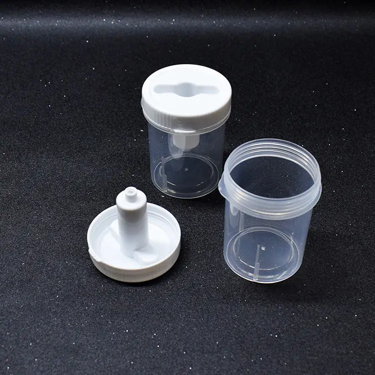 Factory 30ml 60ml pp Sterile Or Non Sterile Sample Cup With Screw Ccap Specimen Container