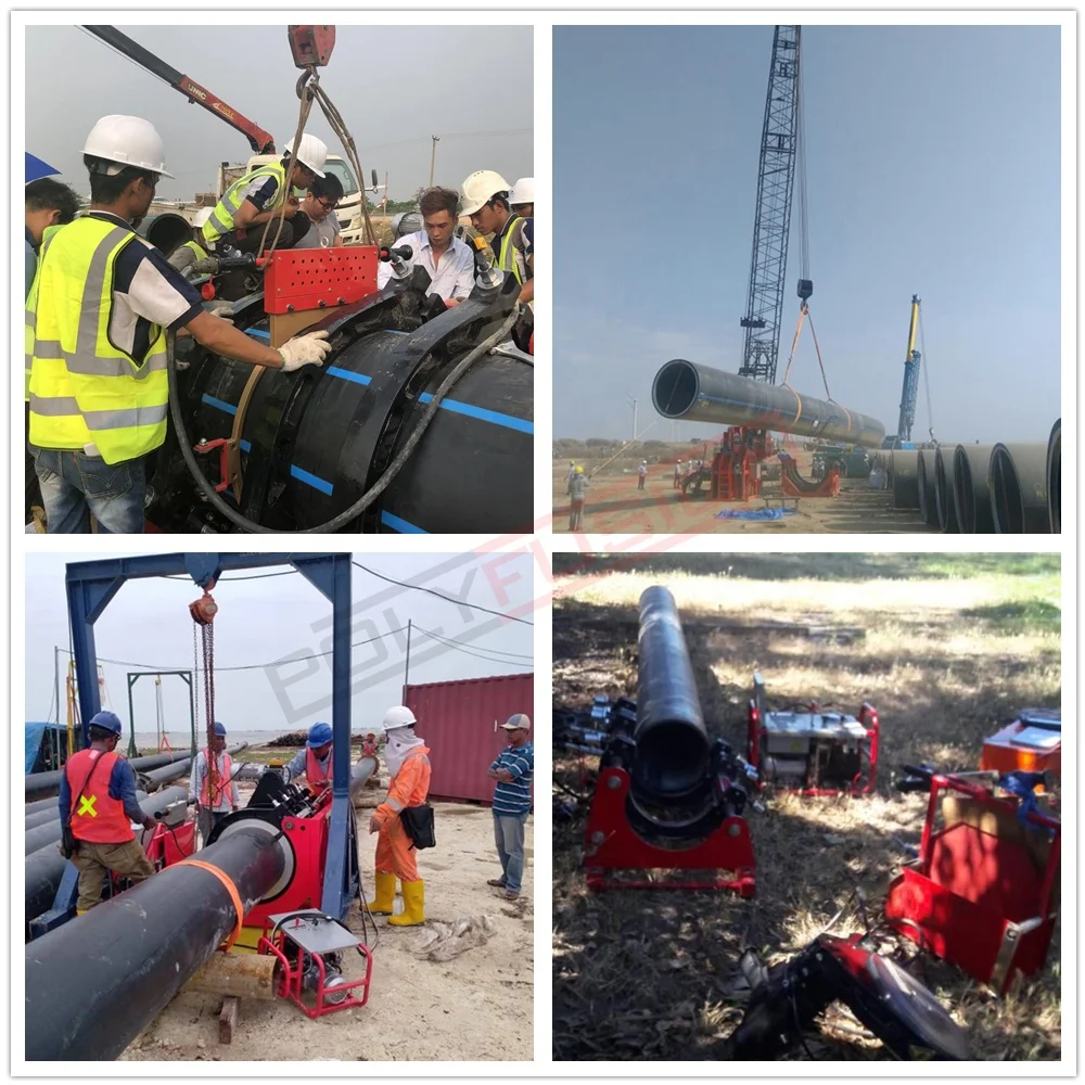 HDPE Сварочный аппарат для труб 24-48 дюймовая труба из ПНД сварочный