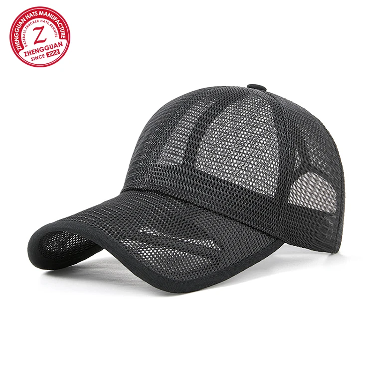 Summer Men Hat Openwork Brim Breathable Mesh Cap Outdoor Sports Sunscreen Baseball Women Sunhat