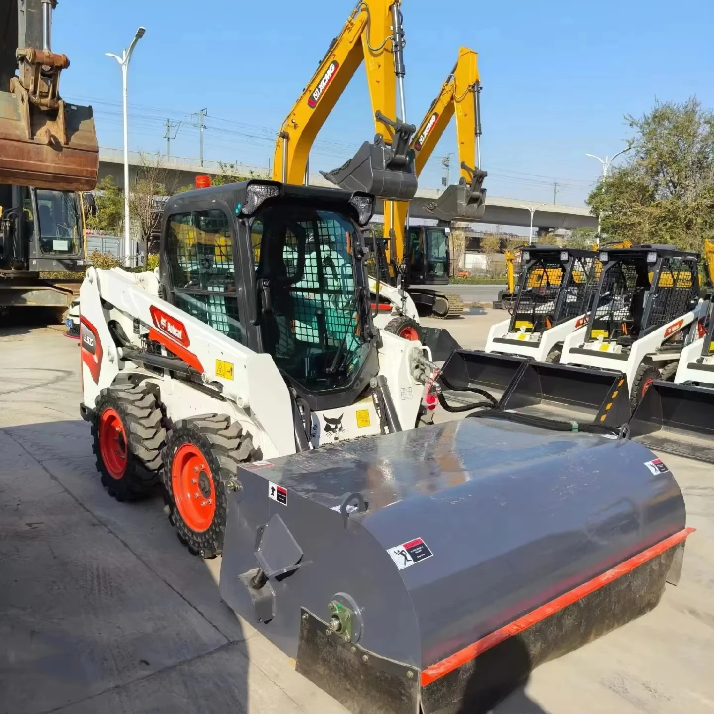 Хорошее состояние низкая цена Bobcat S510 подержанный погрузчик