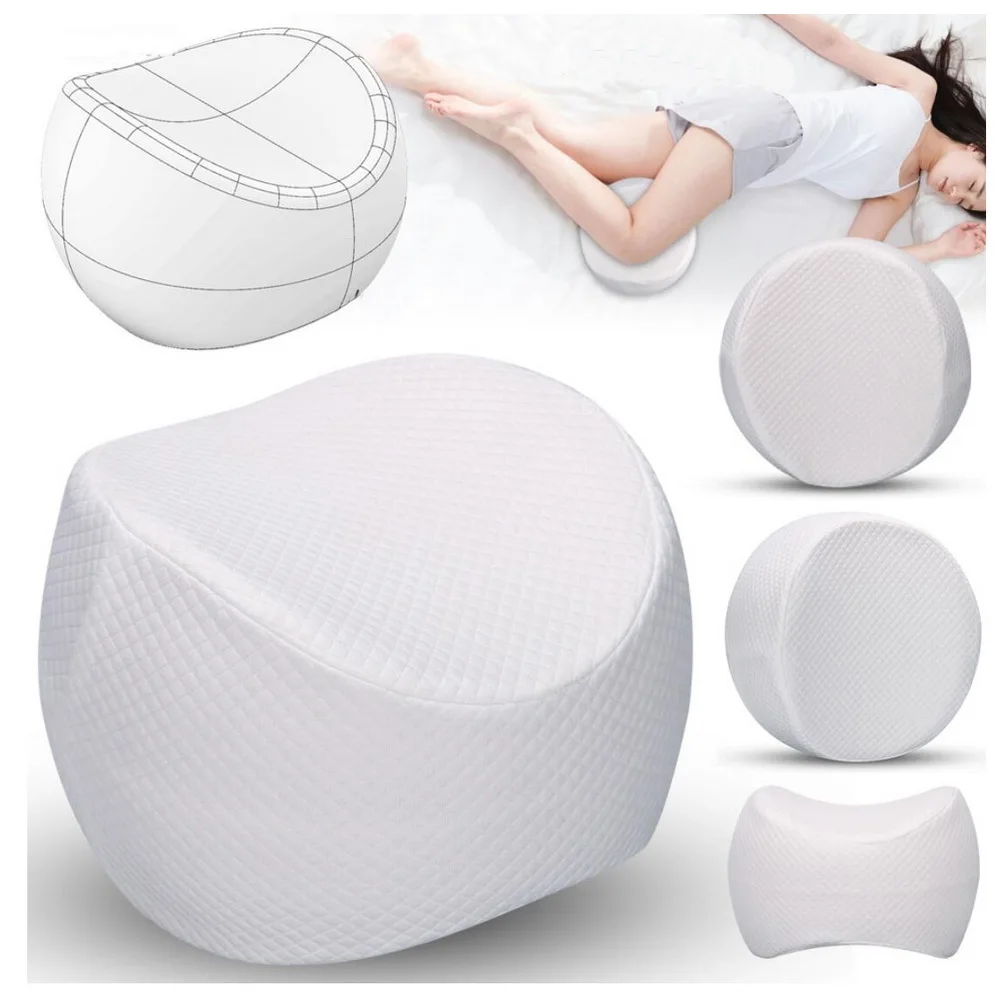 
Back Hip Joint Pain Relief Side Sleeper Football shape Memory Foam Knee Wedge leg Pillow pad cushion 