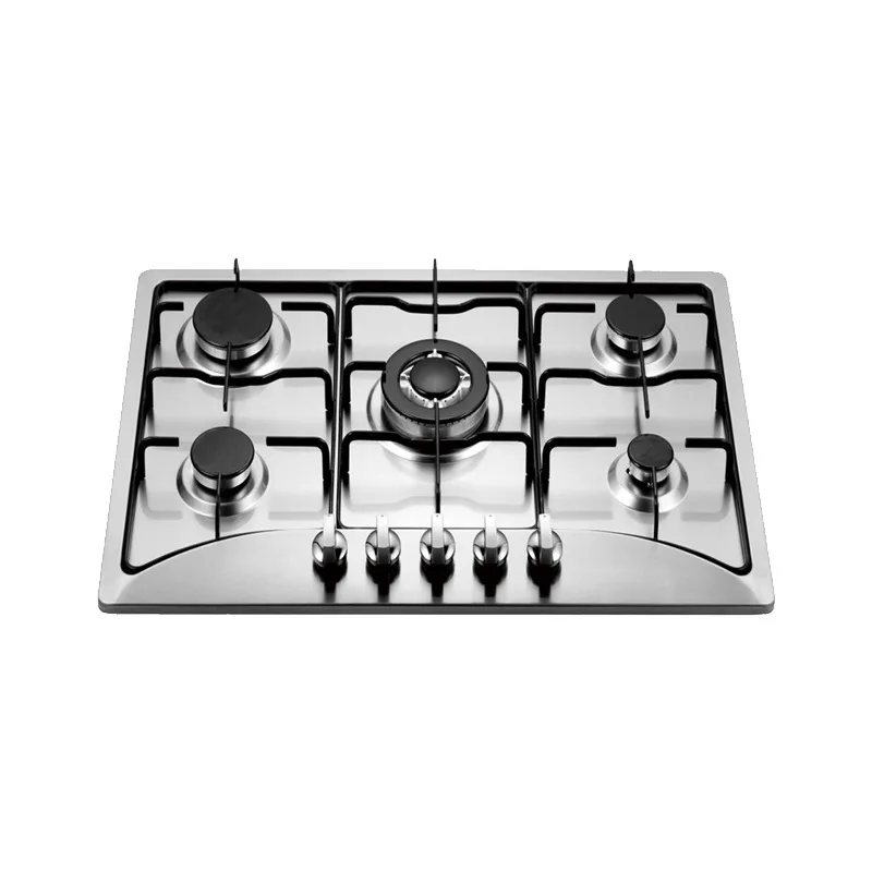 Low Price Gas Hob 5 Burners Turkey Gas Hob 76cm Enamel/Cast Iron Pan Support Good Quality Wholesale Cooker Gas Hob