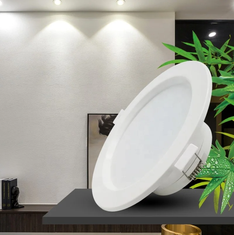 High Quality Downlights 3W 5W 7W 9W 12W 15W 18W 21W White Black Aluminium Shell Indoor Sitting Room LED Ceiling Light