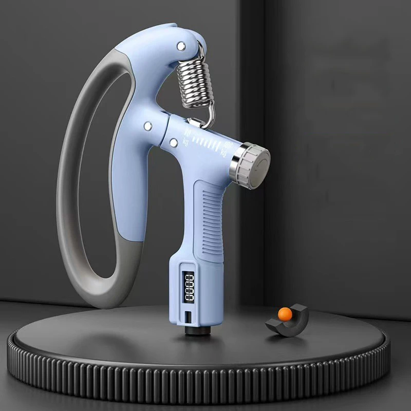 Hand Grip Exerciser With Counting Function Finger Strengthener Hand Weighted Rings to Help Reduce Hand Fat