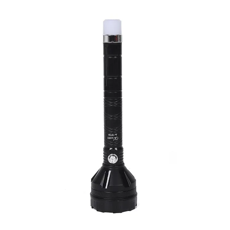 1972A Rechargeable led torch outdoor handheld camping torch high beam flashlight 20w 2400mah led searchlight for hiking