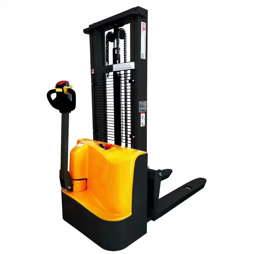 stocks clearance electric hydraulic lifting goods 1500kg loading capacity mini forklift pallet stacker for stacker