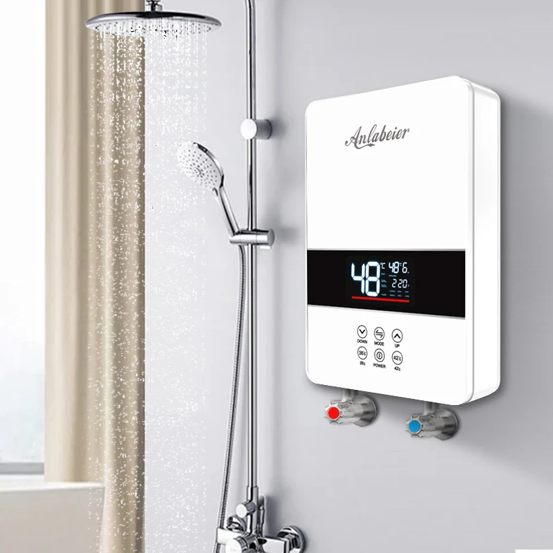economical wall mounted bathroom instant high thermal square electric water heater wall mounted
